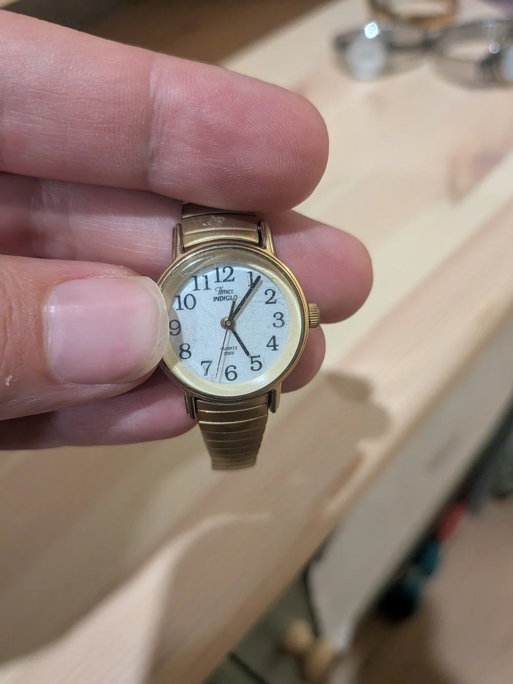 Timex Indiglo Gold-Tone Women's Watch - Gold